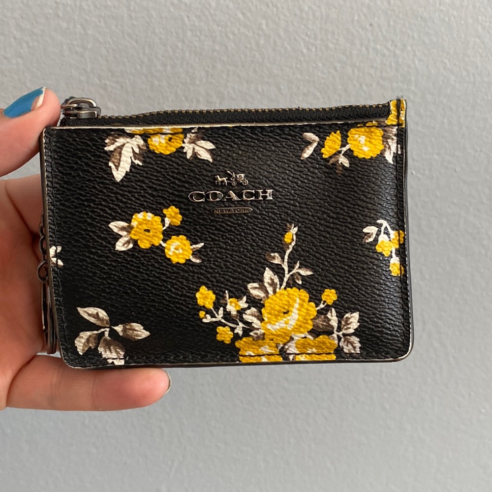 Coach | Black leather Prairie wallet